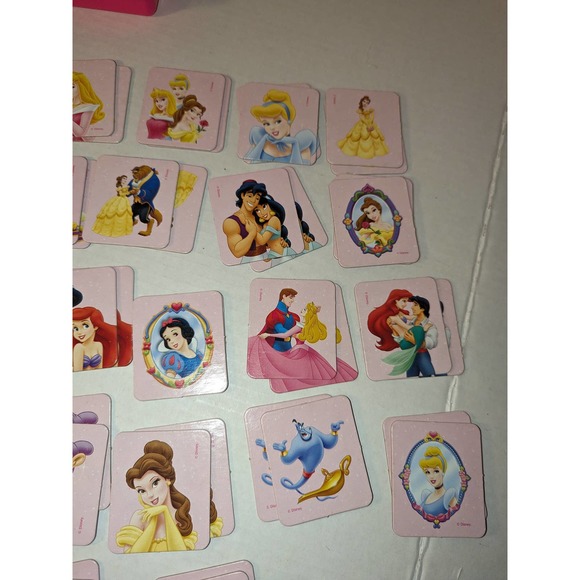 Memory Game Disney Princess Edition Milton Bradley 44007 2004 71/72 Cards - Picture 2 of 12
